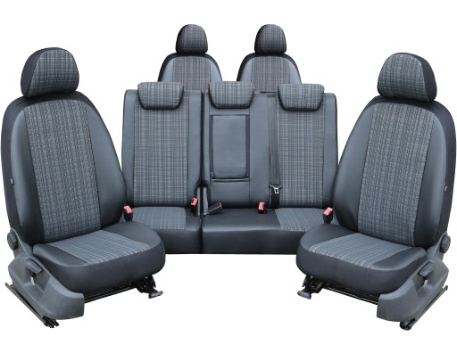 Толстомерные чехлы на автомобильные сиденья TOYOTA PROACE CITY 7x1