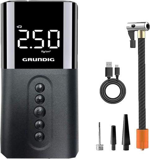 Електричний компресор GRUNDIG з літієвим акумулятором 6000 мАг