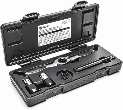 ТРЕЩОТКА 3/8 ДЛЯ ОТВЕТНИКОВ M3-M12 С АДАПТЕРАМИ ST50402 SATA