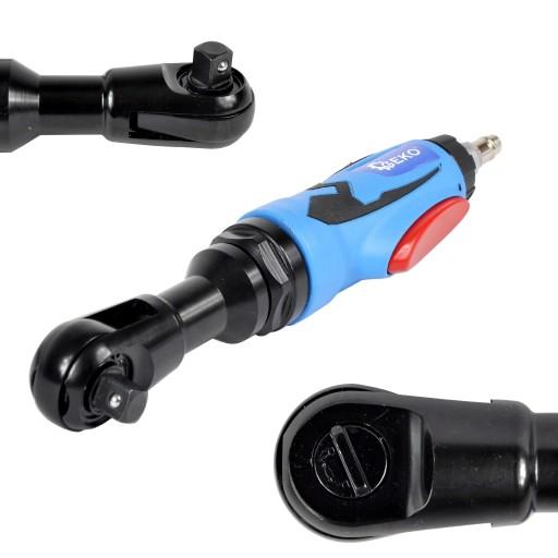 ПНЕВМАТИЧНИЙ КЛЮЧ КУТОВИЙ З ТРІСКАВКОМ 1/2'' 80Nm