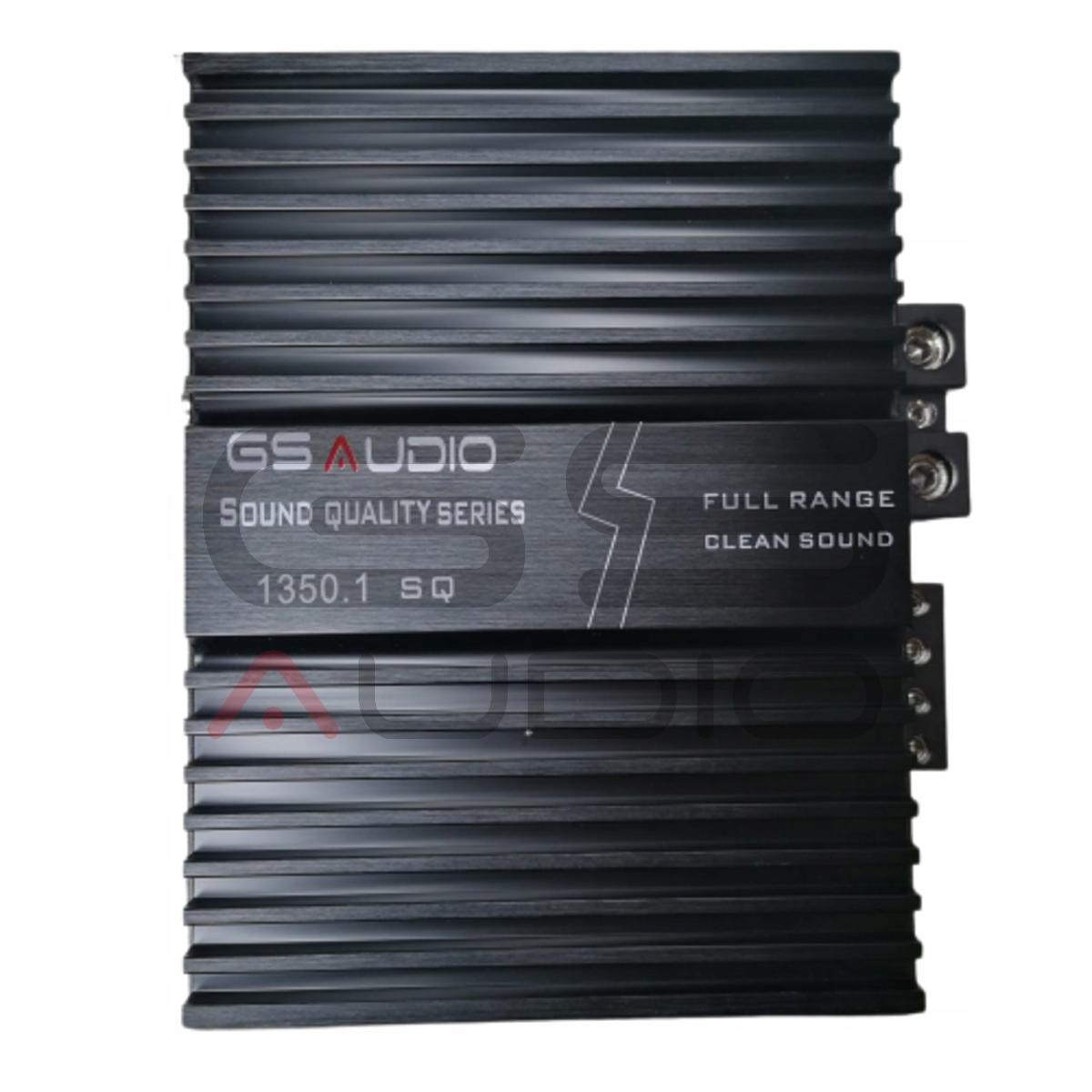 GS Audio GS-1350.1 SQ - 450/800/1350rms Clip!