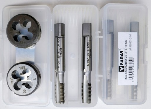 НАРЕЗАНИЕ РЕЗЬБОВОЕ ЛЕВОЕ ЛЕВОЕ FANAR M 10x1,25 M10x1,25 СССР ЛЕВАЯ МАТРИЦА FWP НАБОР