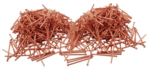 ЦВЯХИ довжиною 2,5 мм 50 мм ШПИЛЬКИ МІДНІ ЗАКЛЕПКИ Споттер для Spotter 1000 шт.