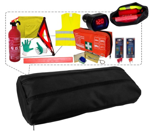 Тестер огнетушителя Треугольный жилет Аптечка первой помощи DIN 13164 Мундштук предохранители