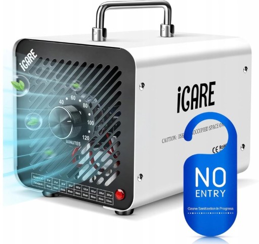 ICare Ozone Generator 30 000 мг/год, озонатор 300 м^2 для домашнього автомобіля