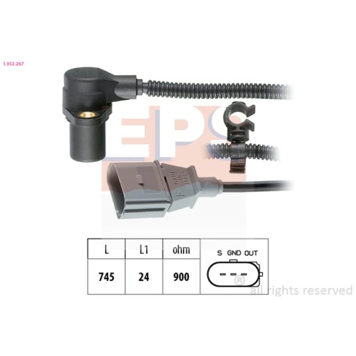 Генератор імпульсів, колінчастий вал EPS 1.953.267