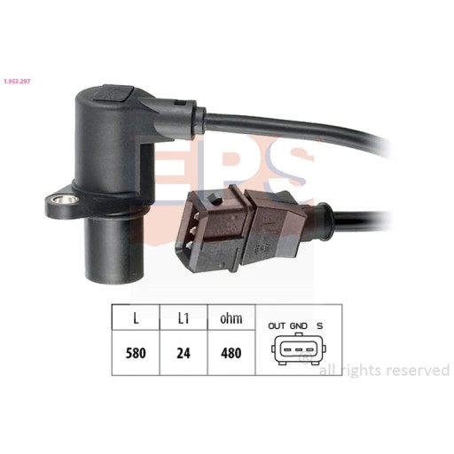 Генератор імпульсів, колінчастий вал EPS 1.953.297