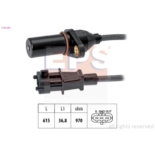 Генератор імпульсів, колінчастий вал EPS 1.953.569