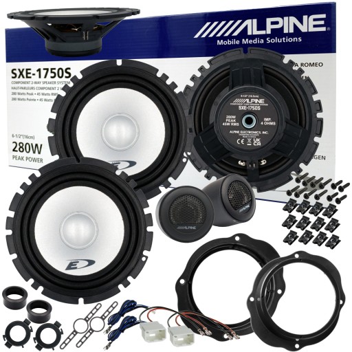 Динаміки ALPINE, РОЗДІЛЬНІ проставки для FORD FOCUS MK2 CMAX KUGA MK1