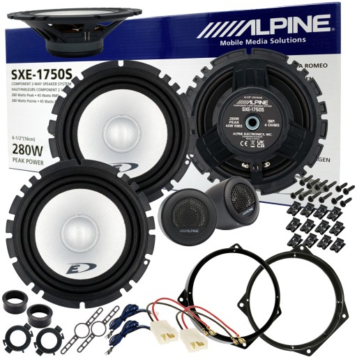 Динаміки ALPINE, РОЗДІЛЬНІ проставки для MINI COOPER ONE R50 R52 R53