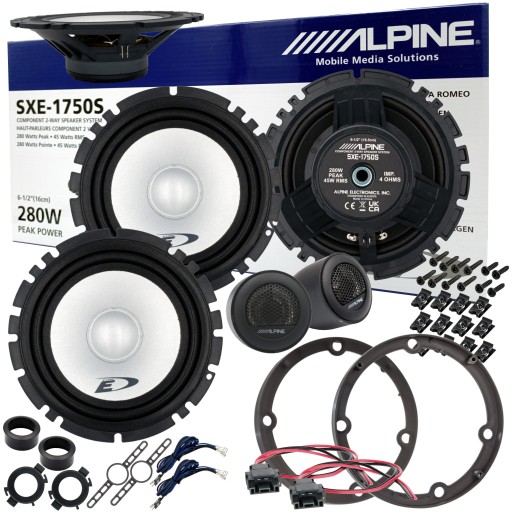 Проставки под динамики ALPINE для MERCEDES SPRINTER VIANO VITO VW CRAFTER FRONT