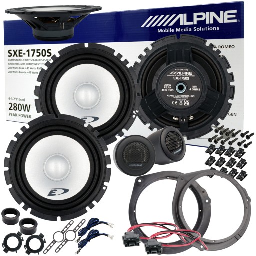 Проставки под динамики ALPINE для MERCEDES VITO VIANO X-CLASS ПЕРЕДНИЕ ДВЕРИ