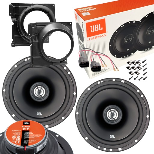 Автомобільна акустика JBL 200W СИЛЬНІ редукційні проставки для VW POLO 6N2 ПЕРЕД