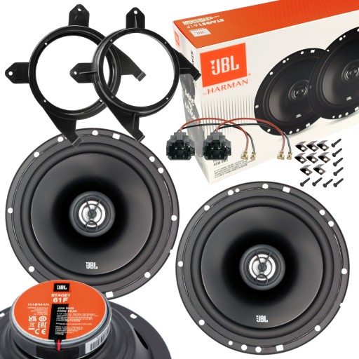 Колонки JBL 200W, автомобільні проставки для VOLVO S70 V70