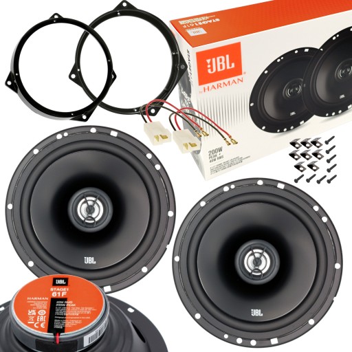 Динаміки JBL 200W автомобільні редукційні проставки для MINI COOPER ONE R50 R52