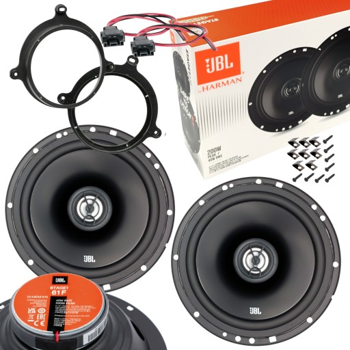 Автомобільна акустика JBL 200W SPACERS для MERCEDES A CLASS W168 VANEO ПЕРЕД