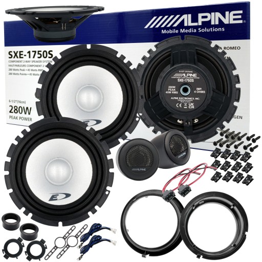 Колонки и проставки SEPARATED ALPINE для MERCEDES E class W210 ЗАДНЯЯ ПОЛКА