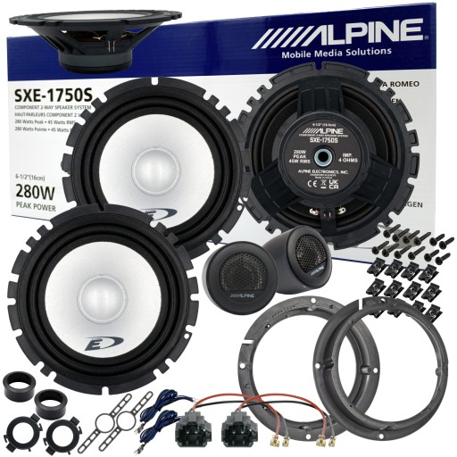 Раздельные динамики ALPINE под магнитолу, проставки на KIA SOUL FRONT