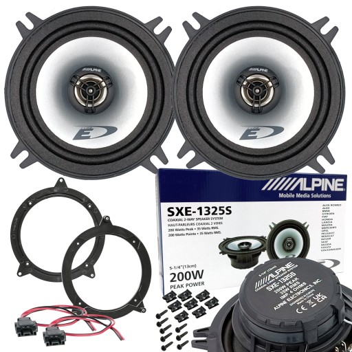 Автомобильные динамики и проставки ALPINE для BMW E46