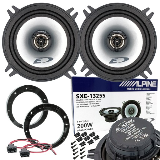 Проставки на автомобильные динамики ALPINE для MERCEDES E CLASS S208 ЗАДНИЕ ДВЕРИ