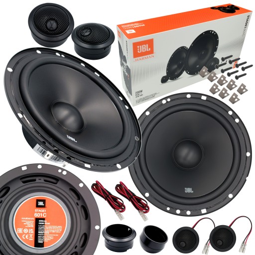 JBL STAGE1 601C автомобільна акустика 16,5 см 200 Вт БАС + твітер