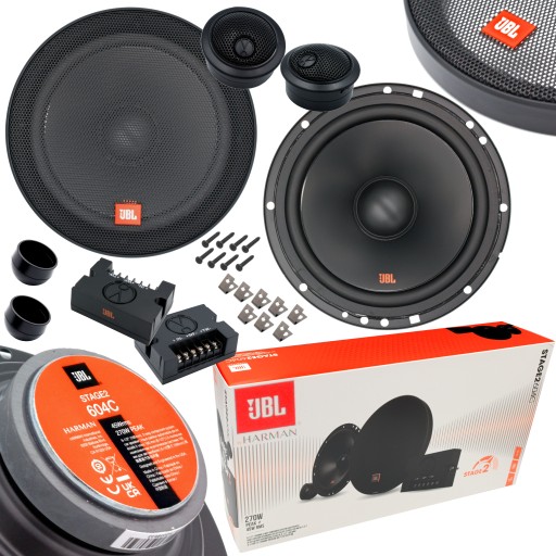 Автомобільна акустика JBL STAGE2 604C 16,5 см 270 Вт БАС + твітер