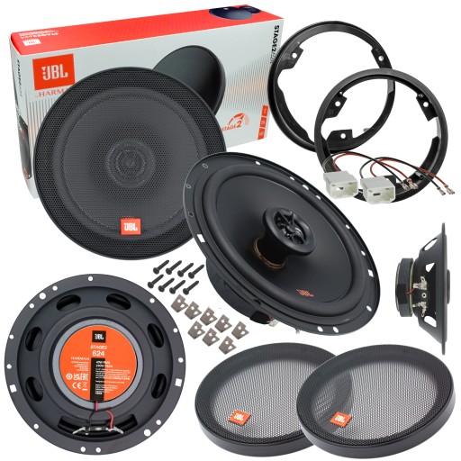 Автомобильные динамики JBL, проставки, понижения на ПЕРЕДНИЕ ДВЕРИ FORD GALAXY S-MAX