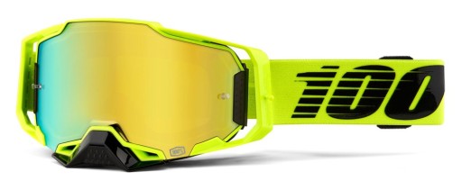Очки 100% ARMEGA NUCLEAR CITRUS Gold Mirror Lens