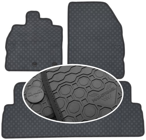 Grand Scenic II 5-местный 09-16 Резиновые коврики PrimeLiner - Черный