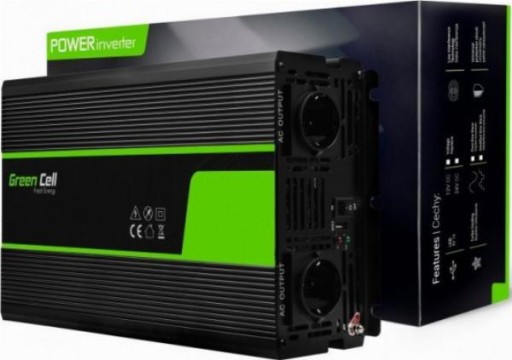 Green Cell від 24 В до 230 В Чиста синусоїда 2000 Вт