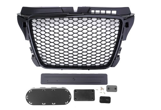 Решетка Решетка радиатора RS Look Honeycomb Audi A3 8P Lift 08-12