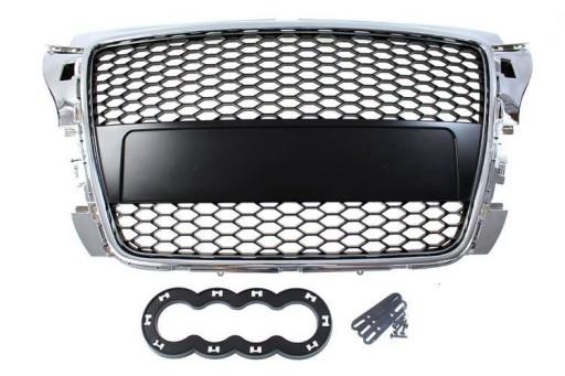 Решетка Audi A3 8P RS-Style Chrome-Black 07-12