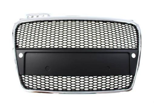 Решетка Audi A4 B7 RS-Style Chrome-Black 05-08 PDC
