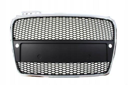 Решітка Audi A4 B7 RS-Style Chrome-Black 05-08 PDC