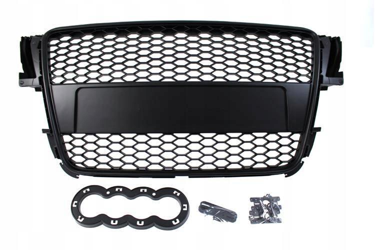 Гриль Audi A5 8T RS-Style Black 07-10 PDC