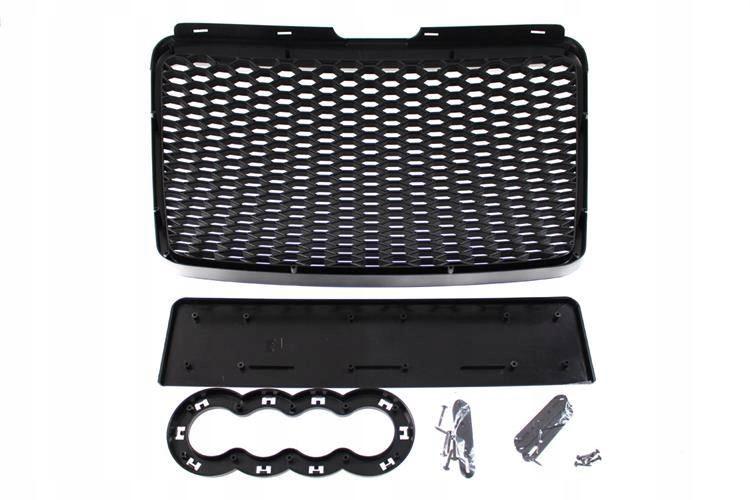 Решетка Audi A6 C6 RS-Style Matt Silver-Black 09-11