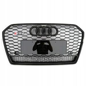 Гриль Audi A6 C7 Lift стиль RS6 16-black quattro