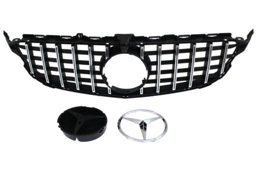 Гриль Mercedes Benz W205 C63 GT look Chrome 19+