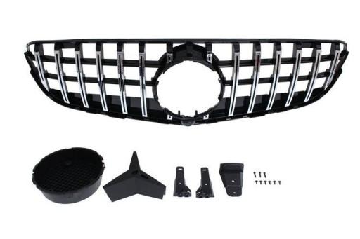 Гриль Mercedes Benz W253 GT-R Look Chrome-Gloss Bl