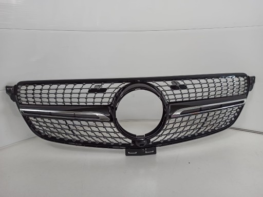 Решітка Mercedes Gle W166 diamond камера чорна