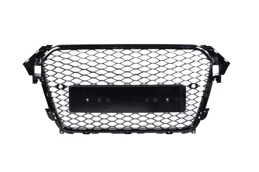 Манекен решітки Audi A4 B8 8K lift 2012-2015 решітка RS look глянцева чорна решітка