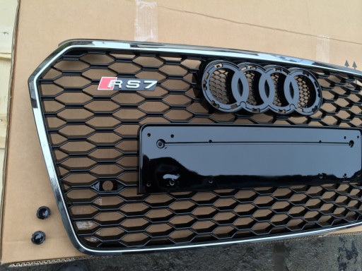 Решітка Audi A7 2015-2017, малюнок RS7 Chrome