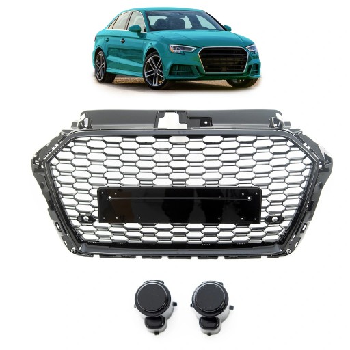Решетка для AUDI A3 (8V) Sedan 2016 - 2021 RS style