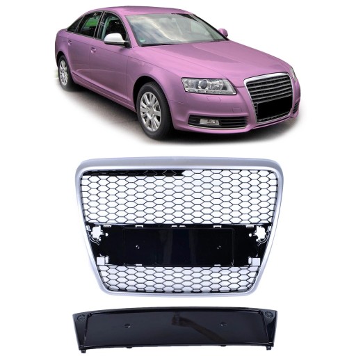 Решітка для AUDI A6 C6 (4F) Avant 2004 - 2008 RS стиль