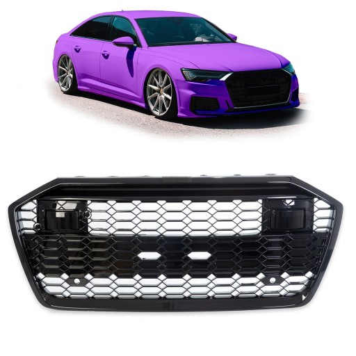 Решетка для AUDI A6 C8 (4A) Avant 2019 - RS стиль