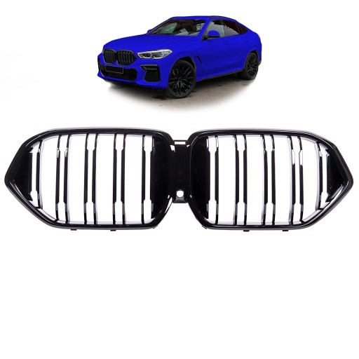Решітка для BMW X6 (G06, F96) 2019 - M style пакет