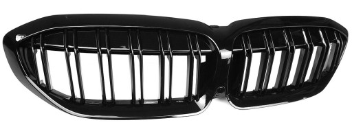 Решітка решітка BMW 3 G20 G21 2018-22 чорна ГЛЯНЦЕ