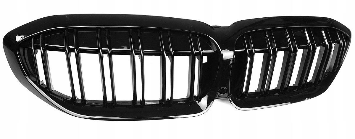 Решетка для почек BMW 3 G20 G21 2018 - черный глянец