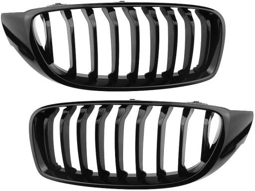 Гриль почки черный глянец BMW 4 F36 Gran Coupe