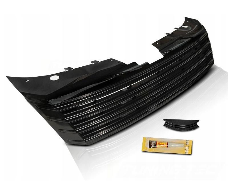 Передняя решетка VW PASSAT B7 10-14 черный глянец